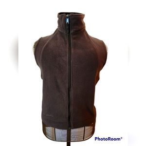 COLUMBIA size small fleece vest. Black